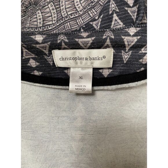 christopher & banks boho Cardigan Women Size XL - Picture 6 of 8